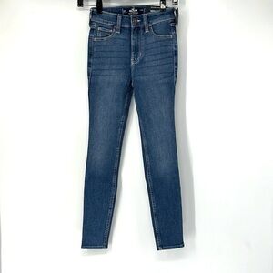 Hollister NWT high rise super skinny jeans women’s 23 short